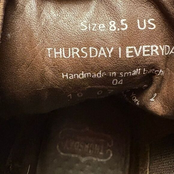 Thursday Boot Company Size 8.5 Brown Weather Resistant Brown leather $160.00 - Picture 9 of 9